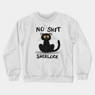 Black Cat Crewneck Sweatshirt